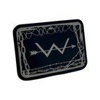 webbwestern Black/Gray Rancho Buckle