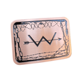 webbwestern Raw Copper Rancho Buckle