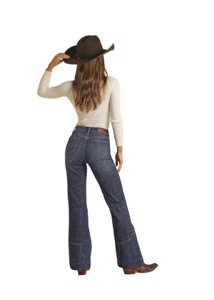 WESTMOOR MFG. CO Jeans Panhandle Women's Front Western Yoke High Rise Trouser Jeans WHN8192