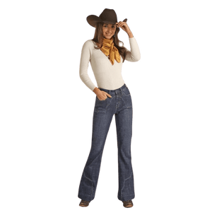 WESTMOOR MFG. CO Jeans Panhandle Women's Front Western Yoke High Rise Trouser Jeans WHN8192