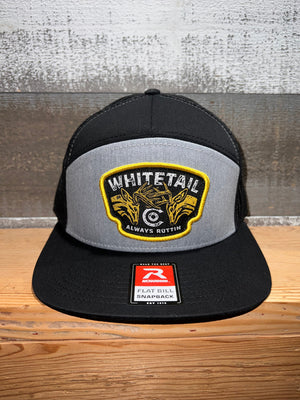Whitetail Company Hats Whitetail Co. Always Ruttin Richardson 7 Panel Woven Patch