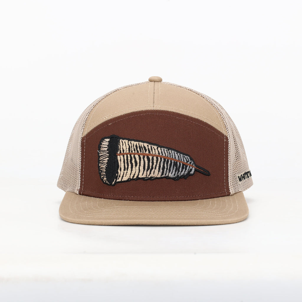 Whitetail Company Hats Whitetail Co. Fallen Feather 7 Panel Khaki