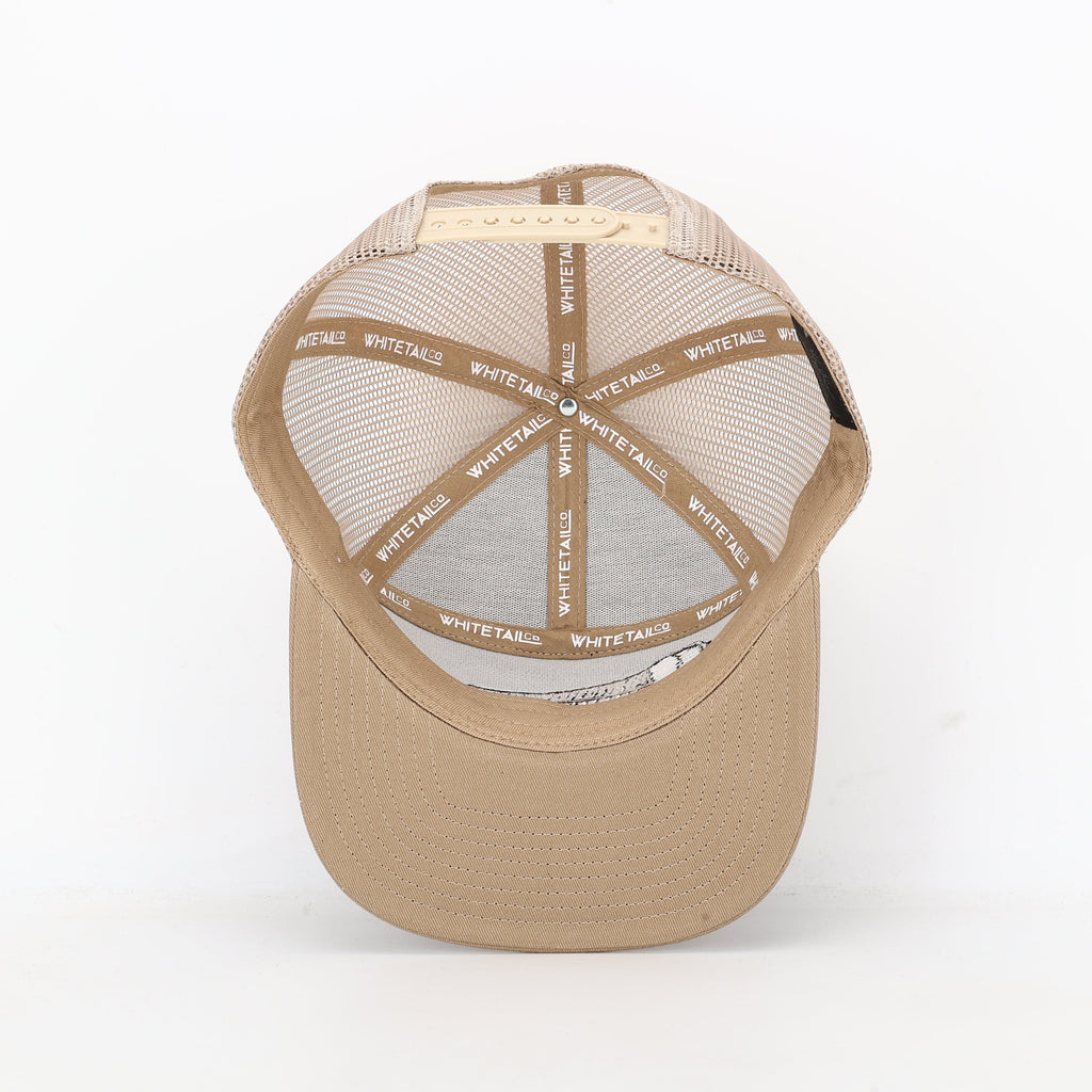 Whitetail Company Hats Whitetail Co. Fallen Feather 7 Panel Khaki