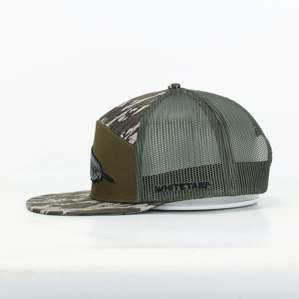 Whitetail Company Hats Whitetail Co. Fallen Feather 7 Panel Tree Bark
