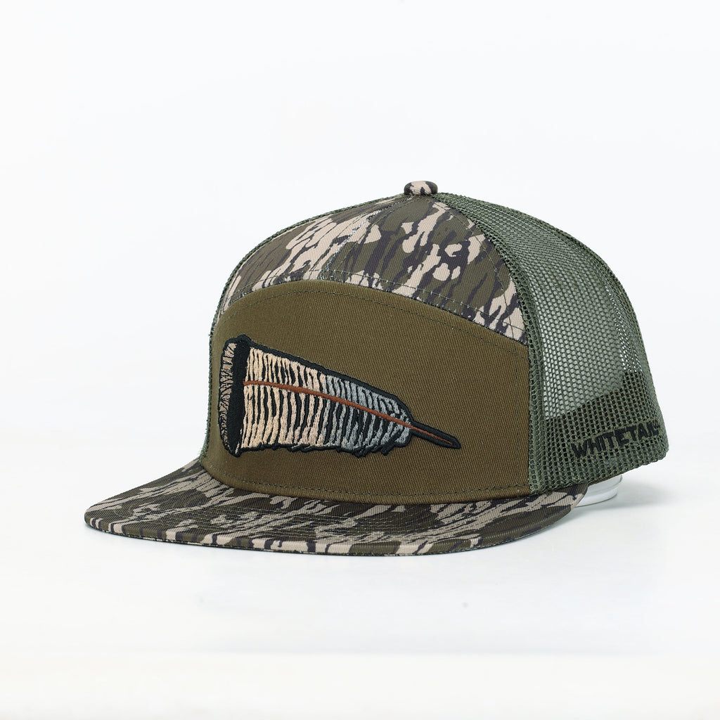 Whitetail Company Hats Whitetail Co. Fallen Feather 7 Panel Tree Bark