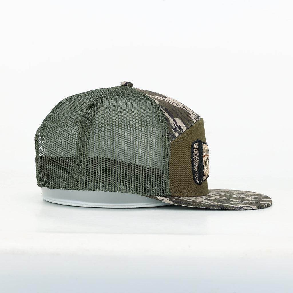 Whitetail Company Hats Whitetail Co. Fallen Feather 7 Panel Tree Bark