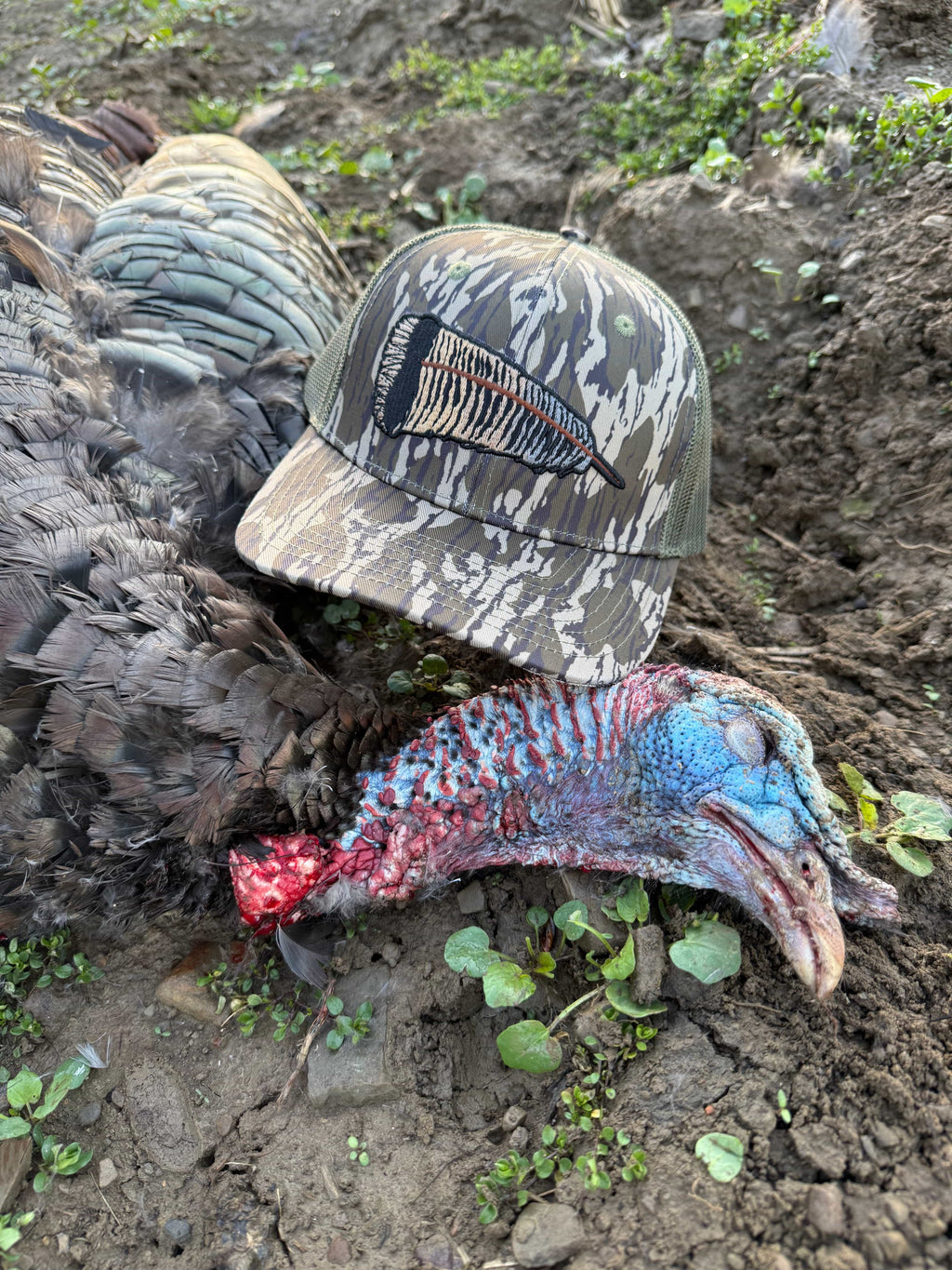 Whitetail Company Hats Whitetail Co. Fallen Feather Tree Bark Camo 6 Panel