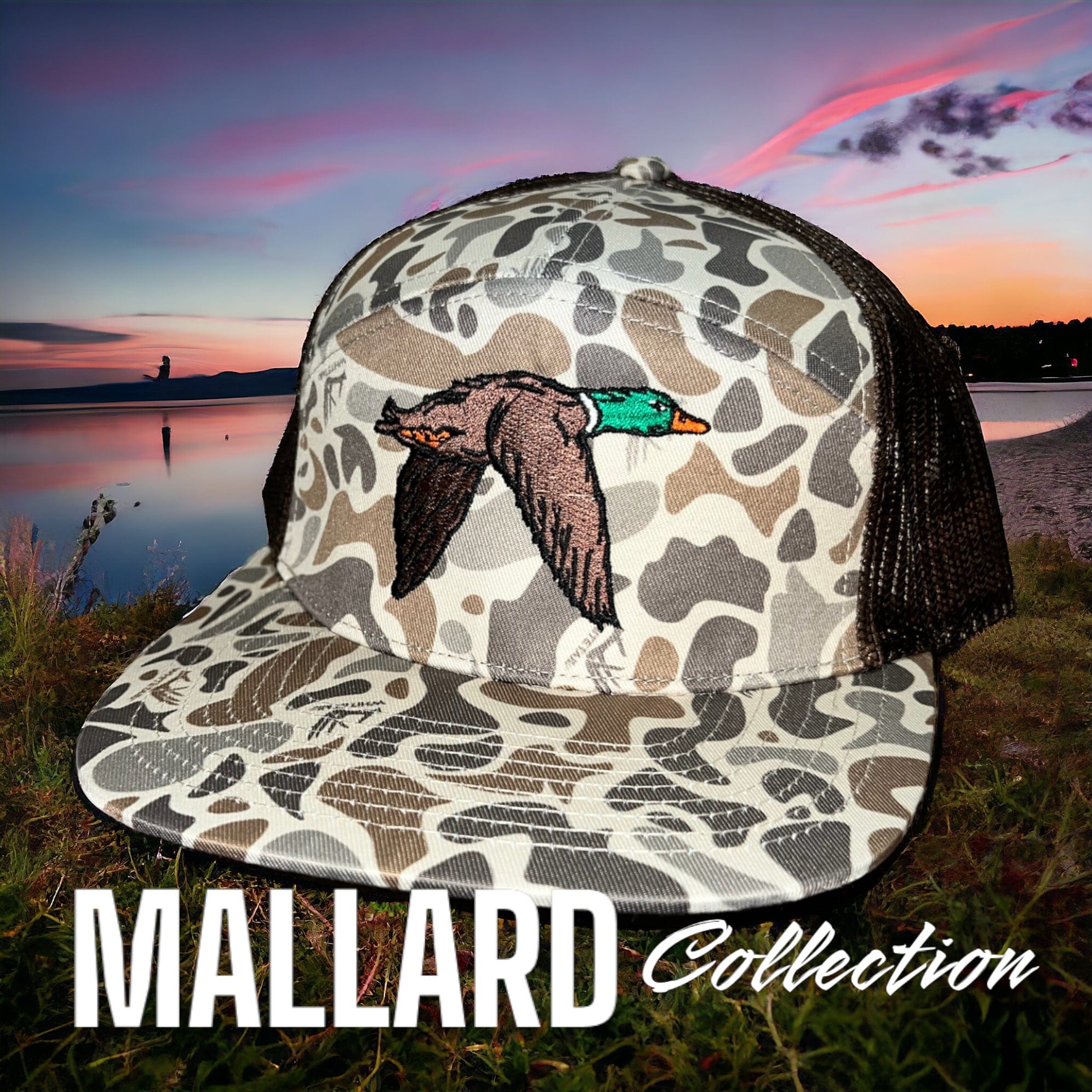 Whitetail Company Hats Whitetail Co. Mallard 🦆 7 Panel Old Camo