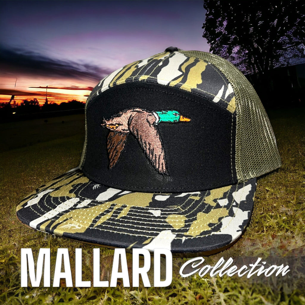 Whitetail Company Hats Whitetail Co. Mallard 🦆 7 Panel Old Tree Bark Camo