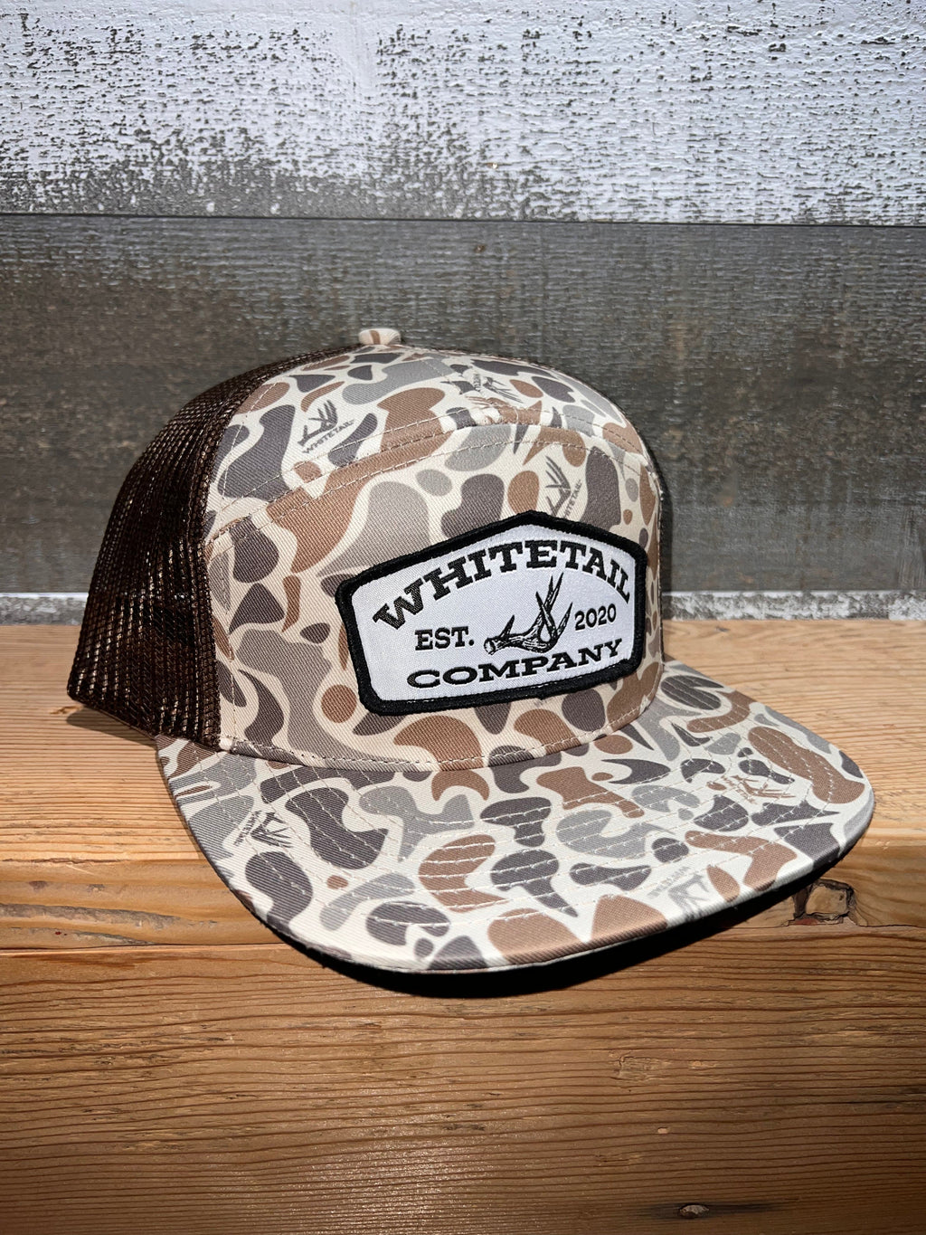 Whitetail Company Hats Whitetail Co. Old Camo 7 Panel Shed Patch
