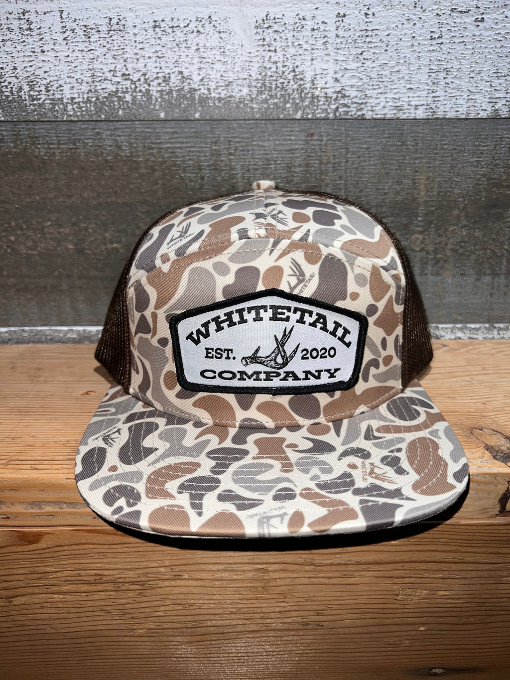 Whitetail Company Hats Whitetail Co. Old Camo 7 Panel Shed Patch