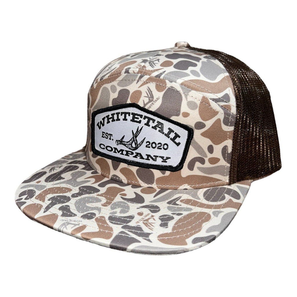 Whitetail Company Hats Whitetail Co. Old Camo 7 Panel Shed Patch