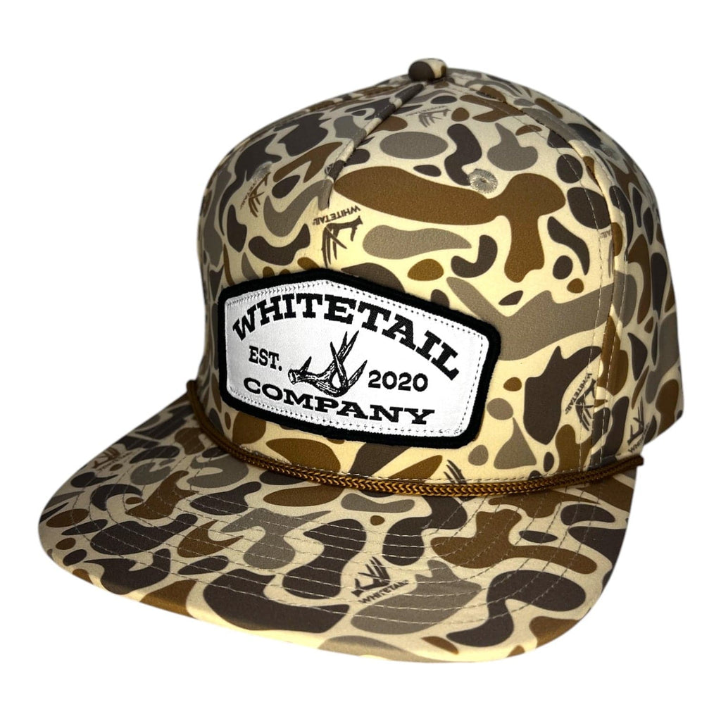 Whitetail Company Hats Whitetail Co. Old Camo Ropy Trucker Structured Shed Patch