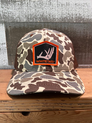 Whitetail Company Hats Whitetail Co. Old School Camo Mesh Back