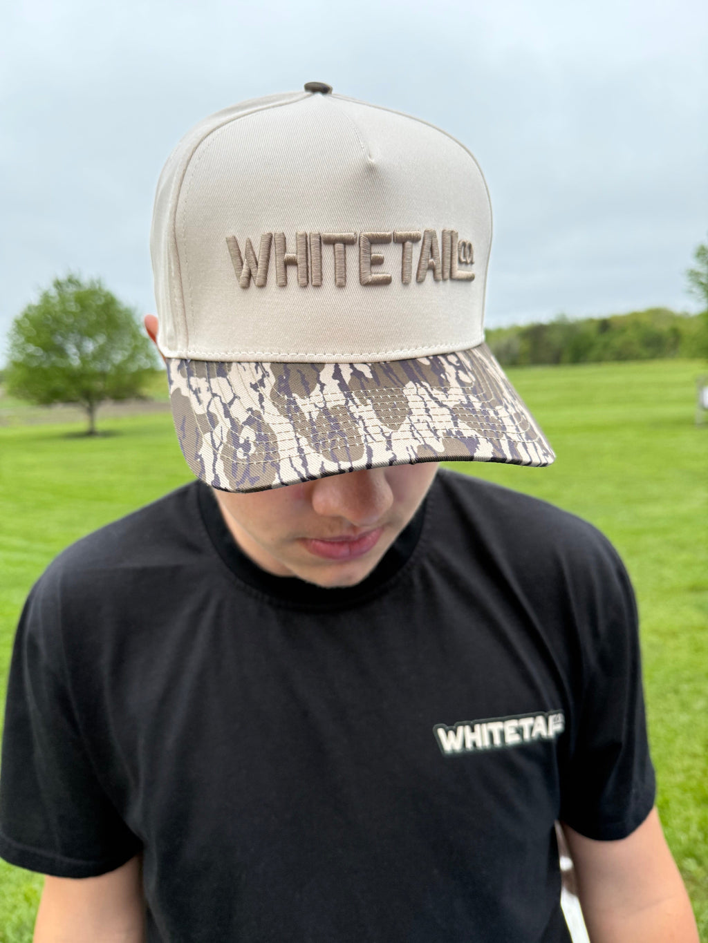 Whitetail Company Hats Whitetail Co. Washed Brim Trucker