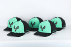Whitetail Company Hats Whitetail Co. Western Buck Skull Teal Low/Mid Profile Trucker