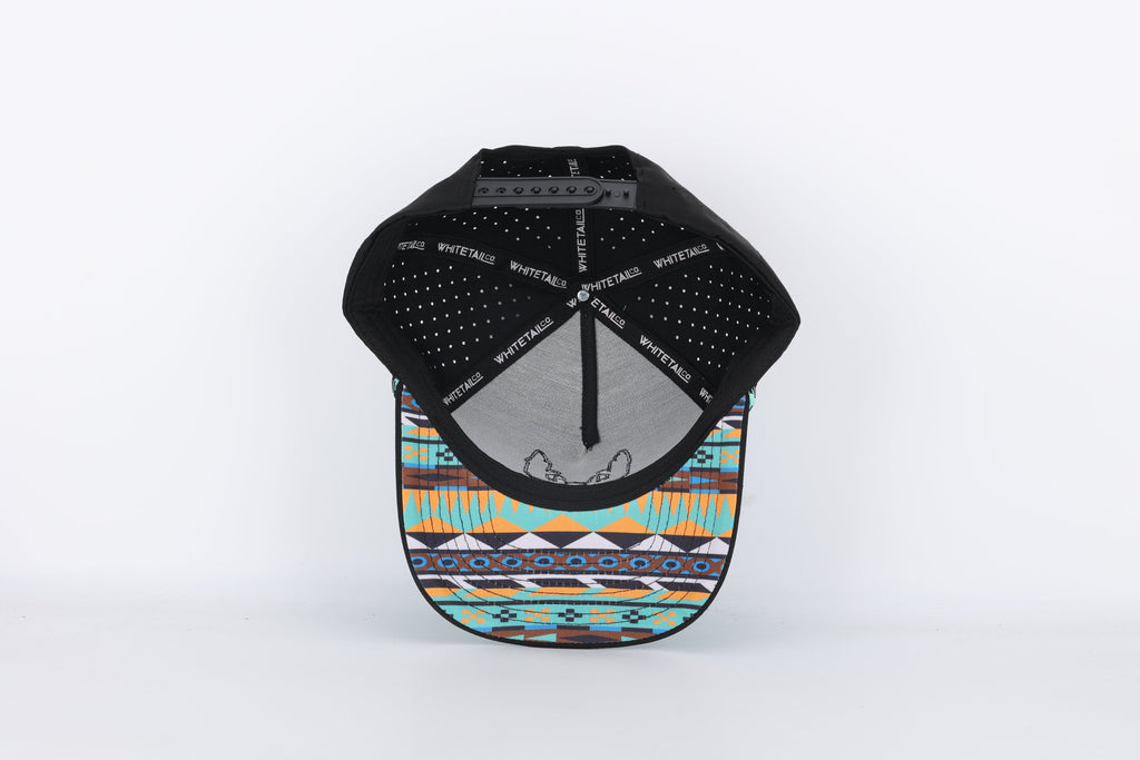 Whitetail Company Hats Whitetail Co. Western Buck Skull Teal Low/Mid Profile Trucker