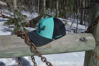 Whitetail Company Hats Whitetail Co. Western Buck Skull Teal Low/Mid Profile Trucker