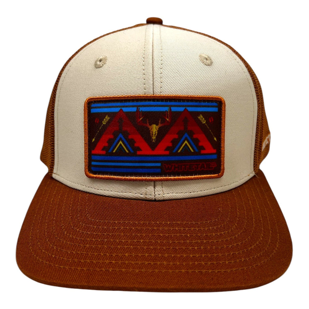 Whitetail Company Hats Whitetail Co. Western Buck Trucker Tan 2025