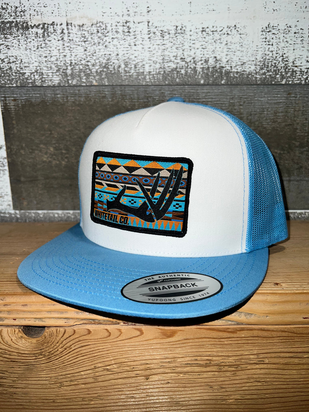 Whitetail Company Hats Whitetail Co.  Western Buck Yupoong 6006 Light Blue