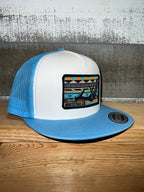 Whitetail Company Hats Whitetail Co.  Western Buck Yupoong 6006 Light Blue