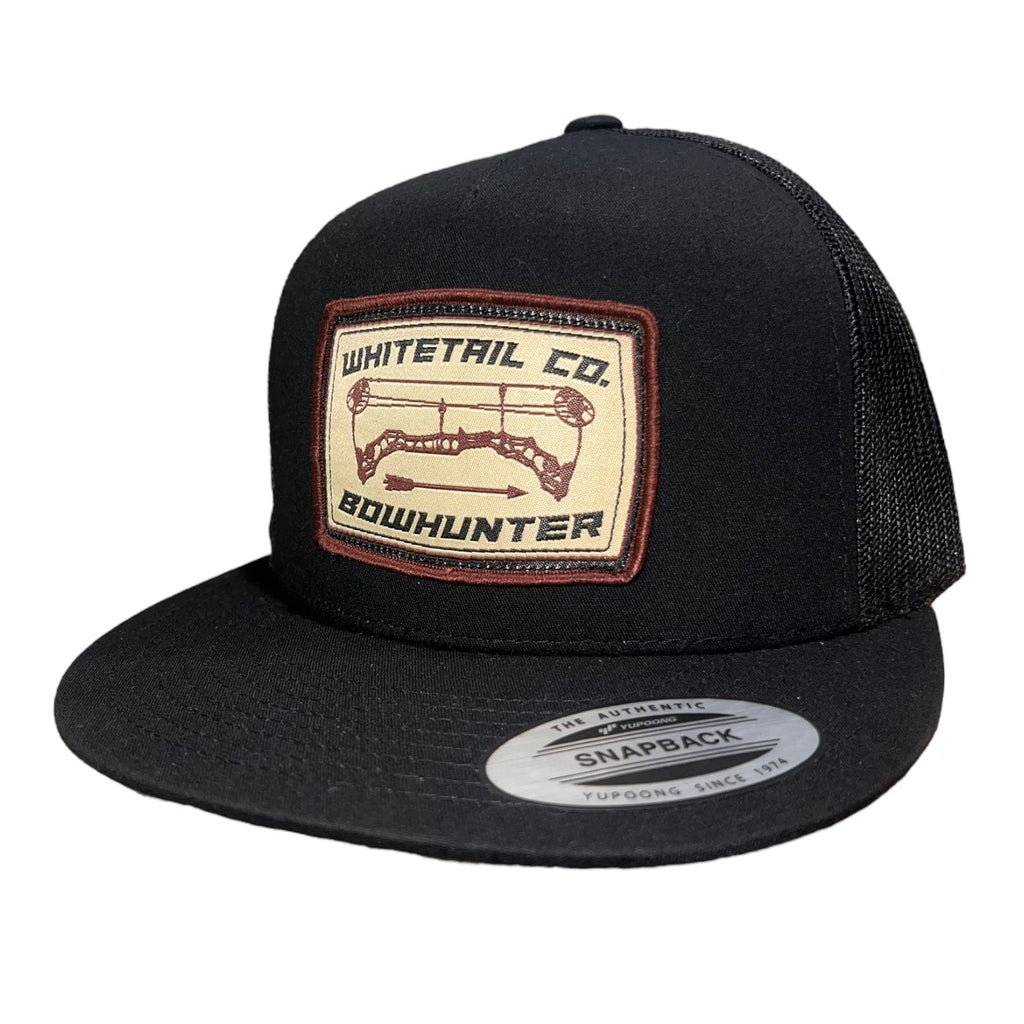 Whitetail Company Hats Yupoong 6006 Whitetail Co. Bowhunter Black