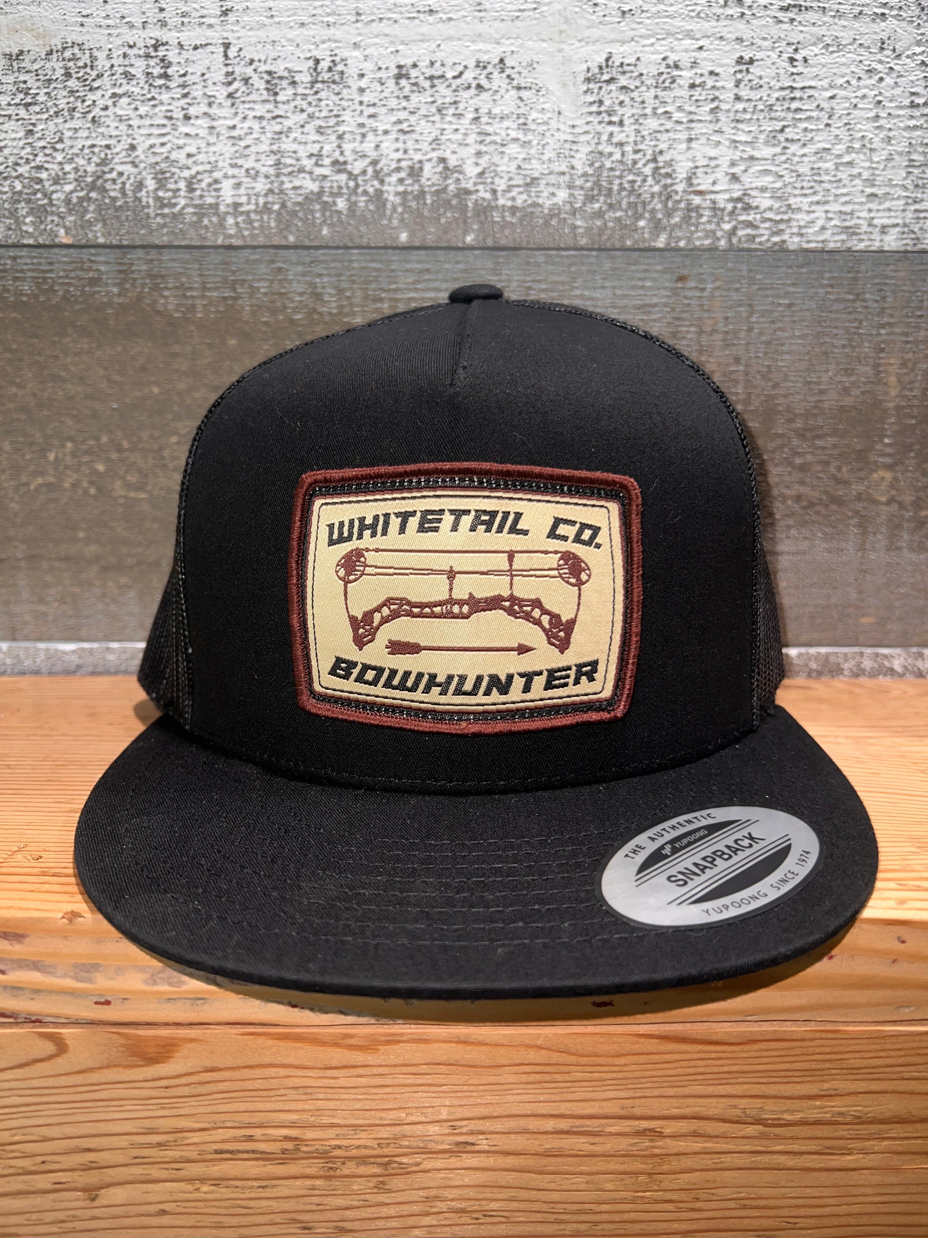 Whitetail Company Hats Yupoong 6006 Whitetail Co. Bowhunter Black