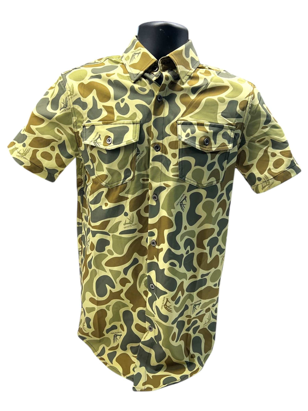 Whitetail Company New Whitetail Co. Old Camo Button Up