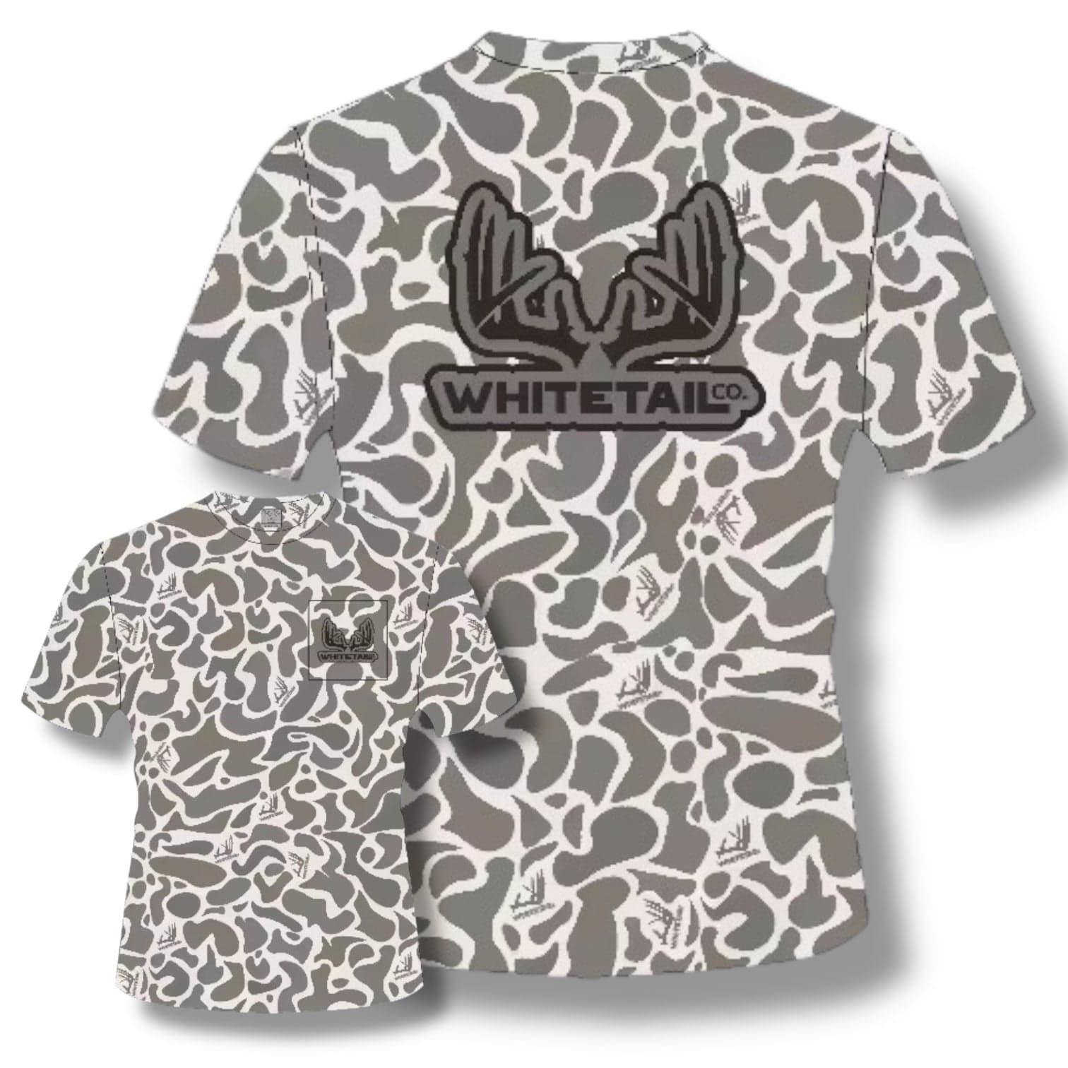 Whitetail Company New Whitetail Co. Old Camo Faded Pocket Tee