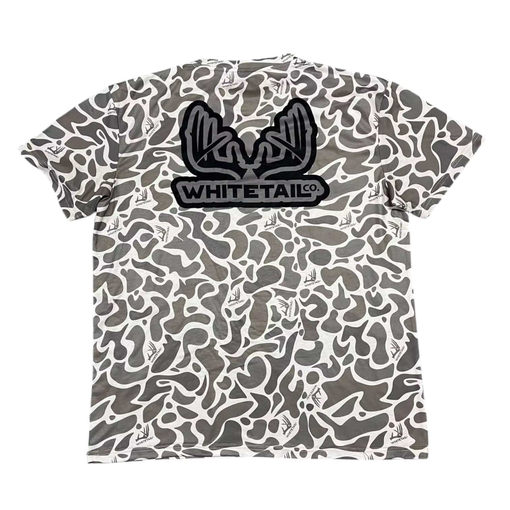 Whitetail Company New Whitetail Co. Old Camo Faded Pocket Tee