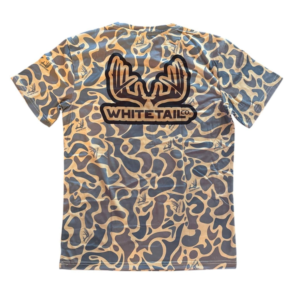 Whitetail Company Shirts Whitetail Co. Old Duck Camo Faded Pocket Tee