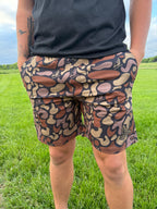 Whitetail Company Shorts Whitetail Co. Hunt Camp Shorts Faded Old Dark Camo