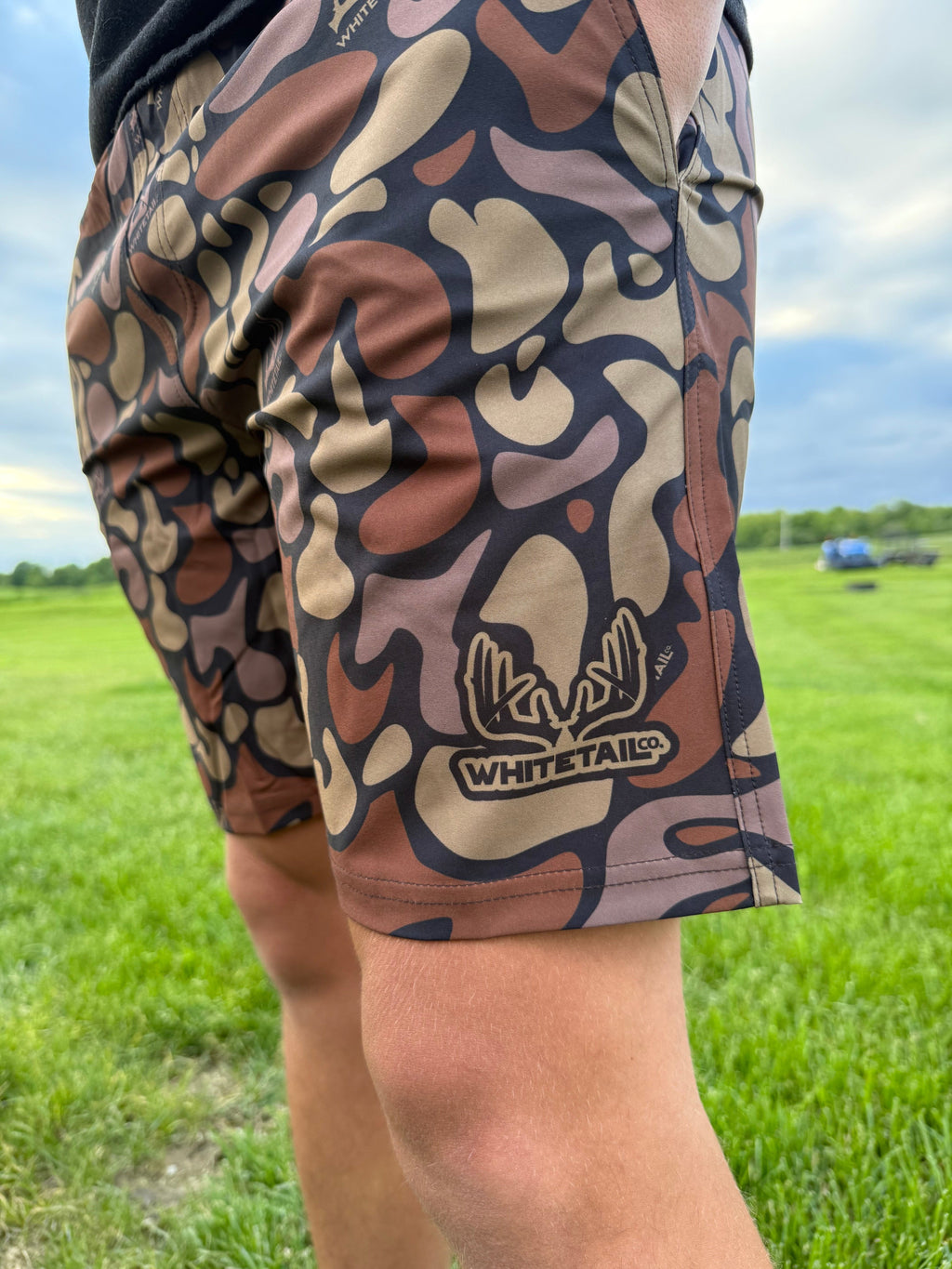Whitetail Company Shorts Whitetail Co. Hunt Camp Shorts Faded Old Dark Camo
