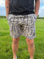 Whitetail Company Whitetail Co. Hunt Camp Shorts Faded Old Tree Bark