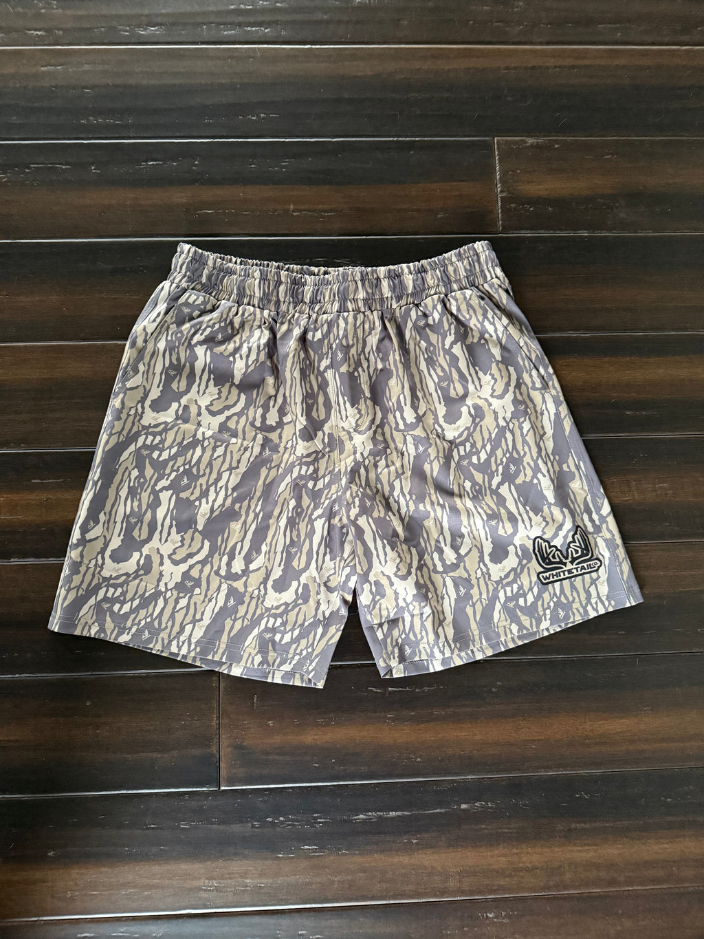 Whitetail Company Whitetail Co. Hunt Camp Shorts Faded Old Tree Bark