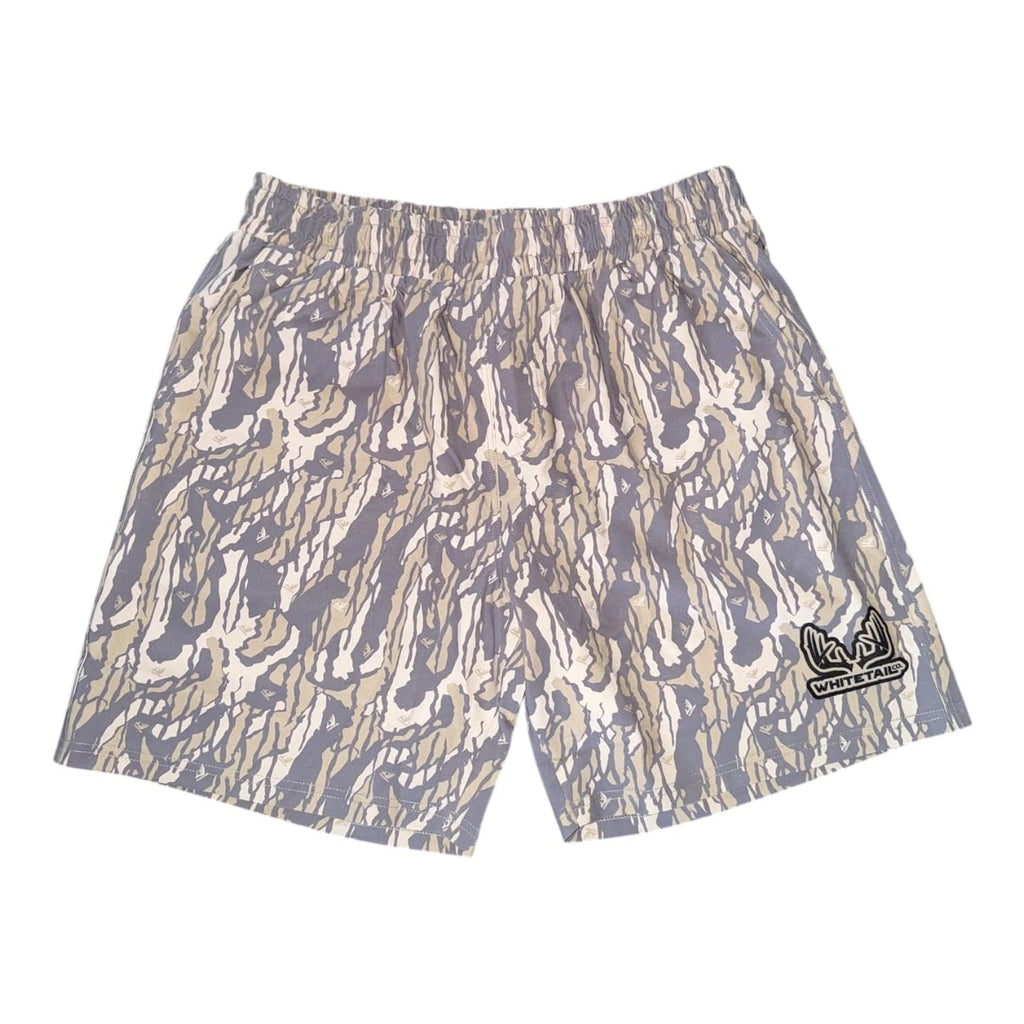 Whitetail Company Whitetail Co. Hunt Camp Shorts Faded Old Tree Bark