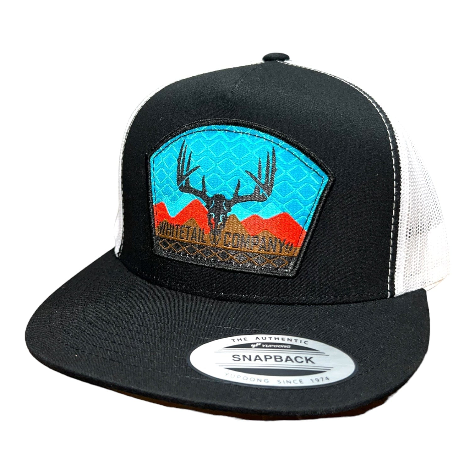 Whitetail Company Whitetail Co. Western Cowboy Yupoong 6006 Black/White