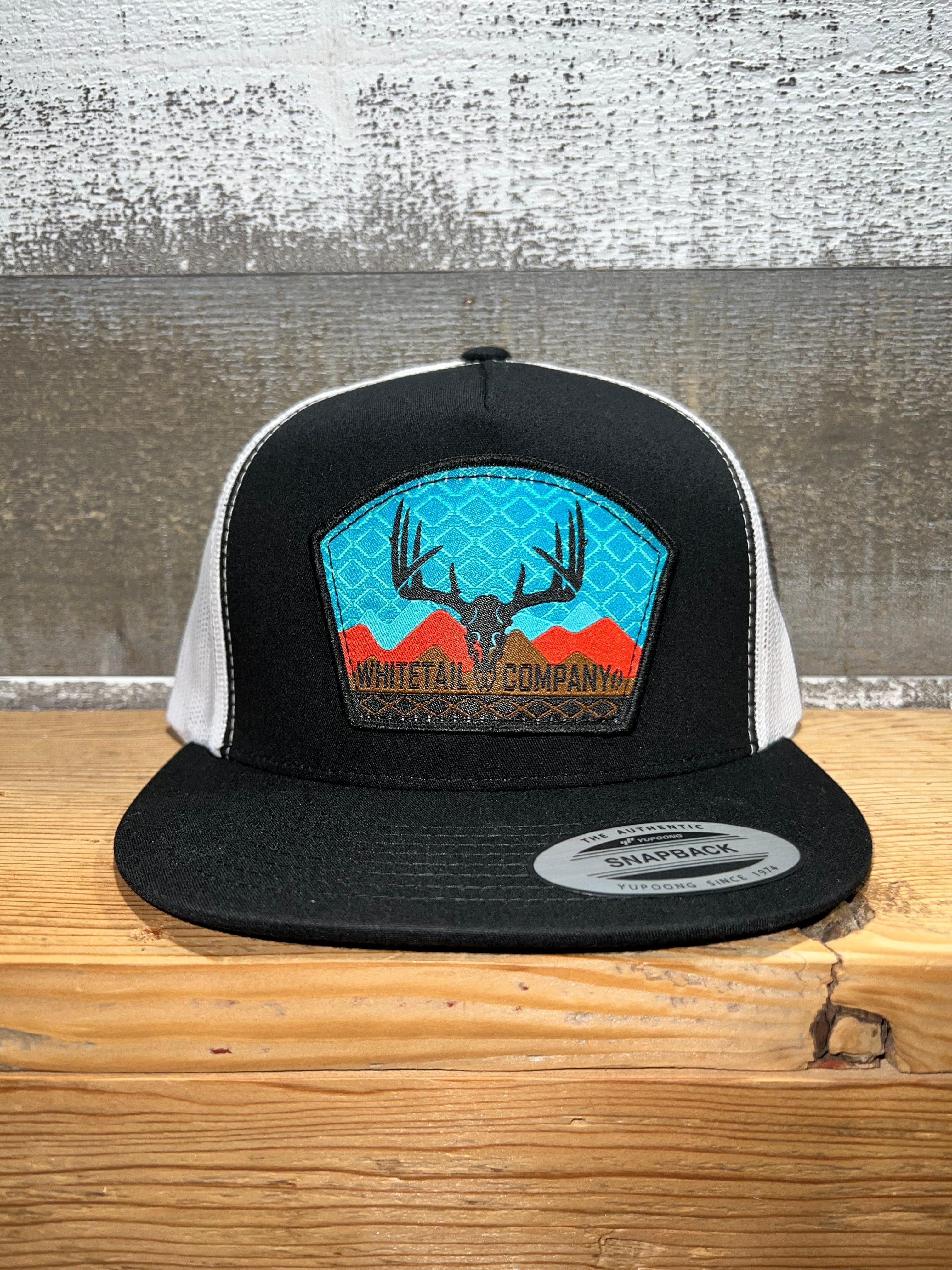 Whitetail Company Whitetail Co. Western Cowboy Yupoong 6006 Black/White