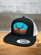 Whitetail Company Whitetail Co. Western Cowboy Yupoong 6006 Black/White