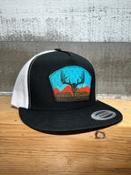 Whitetail Company Whitetail Co. Western Cowboy Yupoong 6006 Black/White