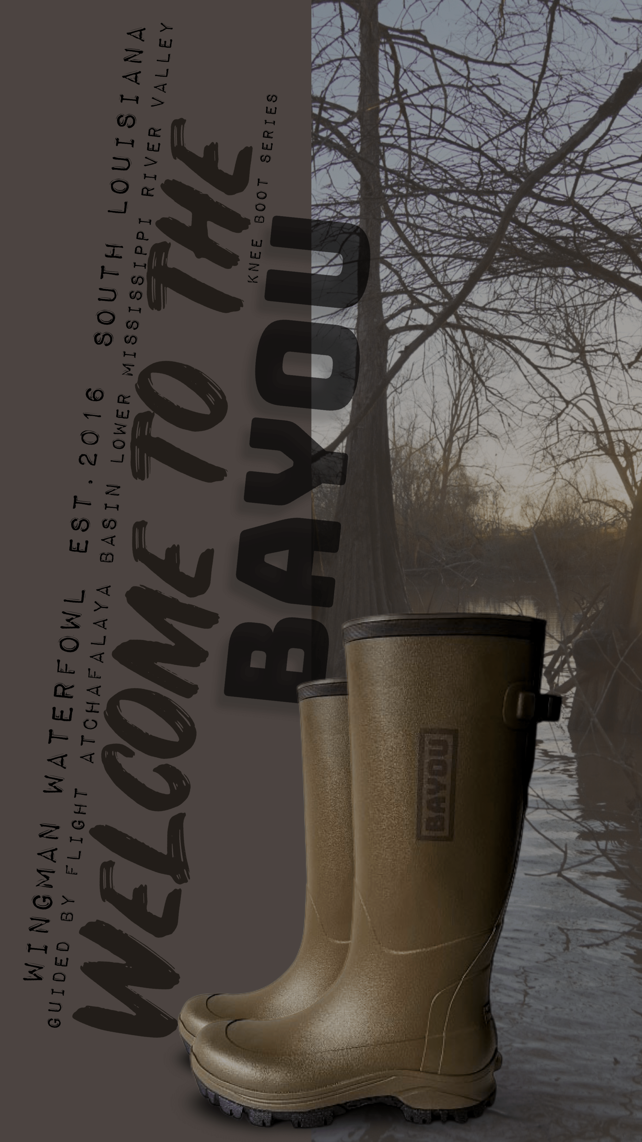 Wingman Waterfowl Footwear Bayou Knee Boot