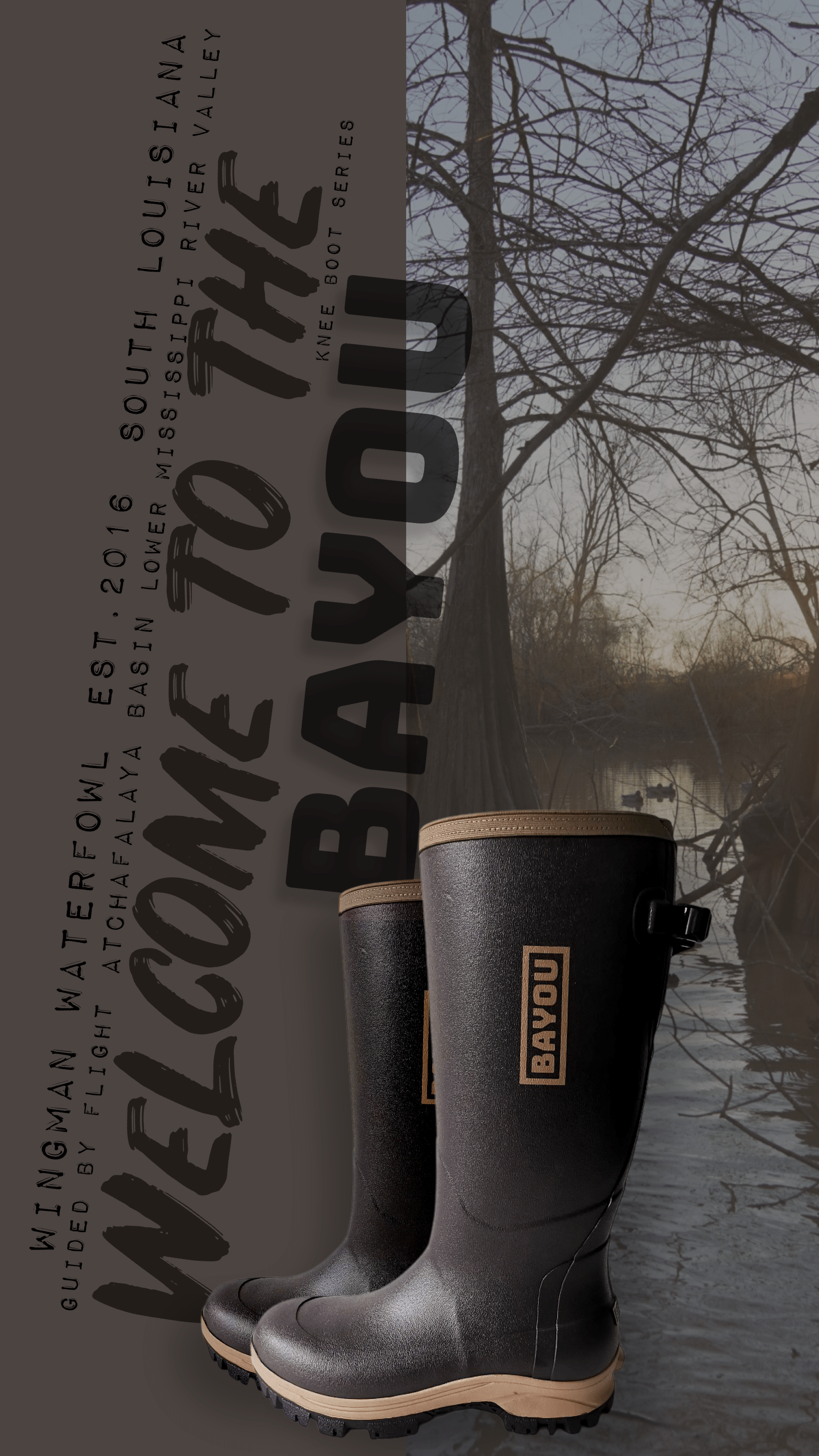 Wingman Waterfowl Footwear Bayou Knee Boot