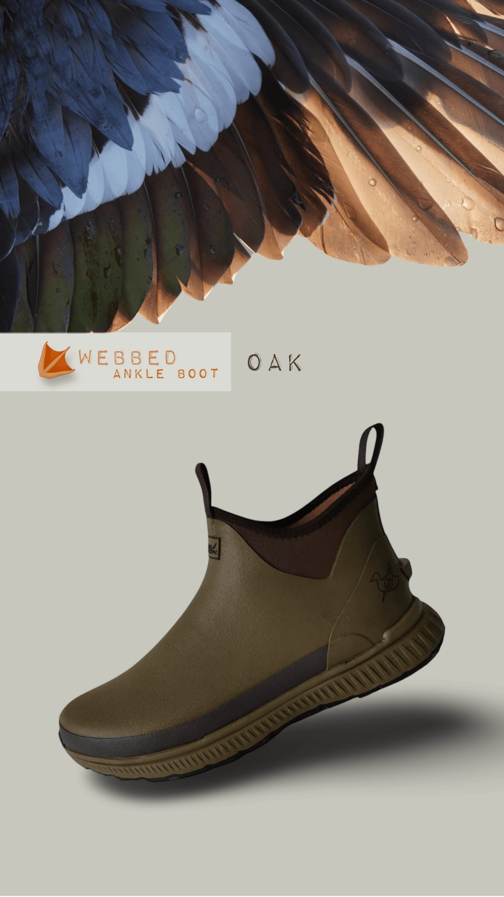 Wingman Waterfowl Footwear Webbed Ankle Boot