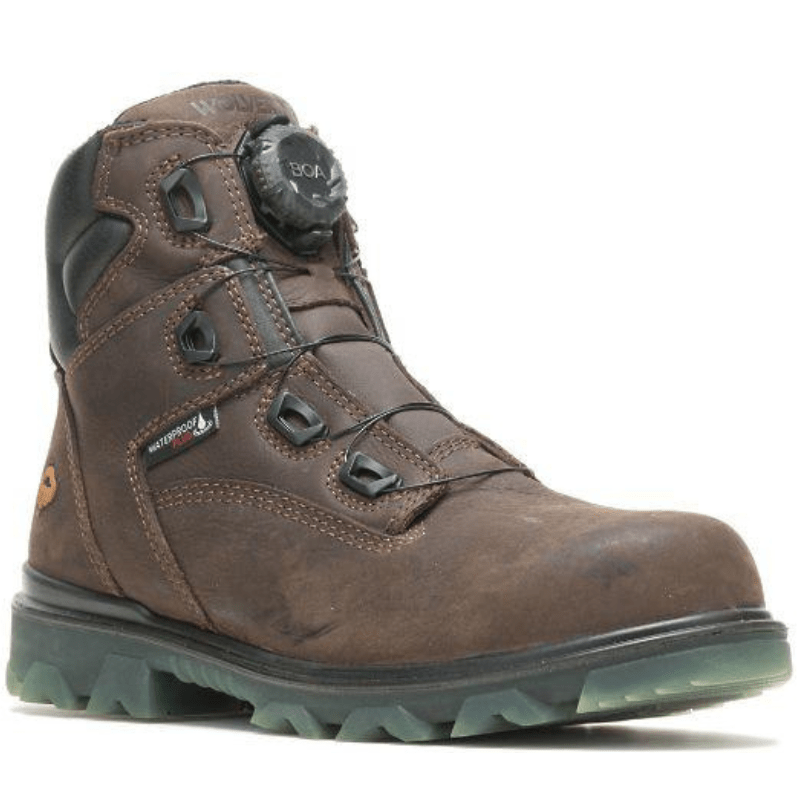 WOLVERINE Boots Wolverine Men's I-90 EPX BOA Waterproof CarbonMax Composite Toe Work Boots W191063