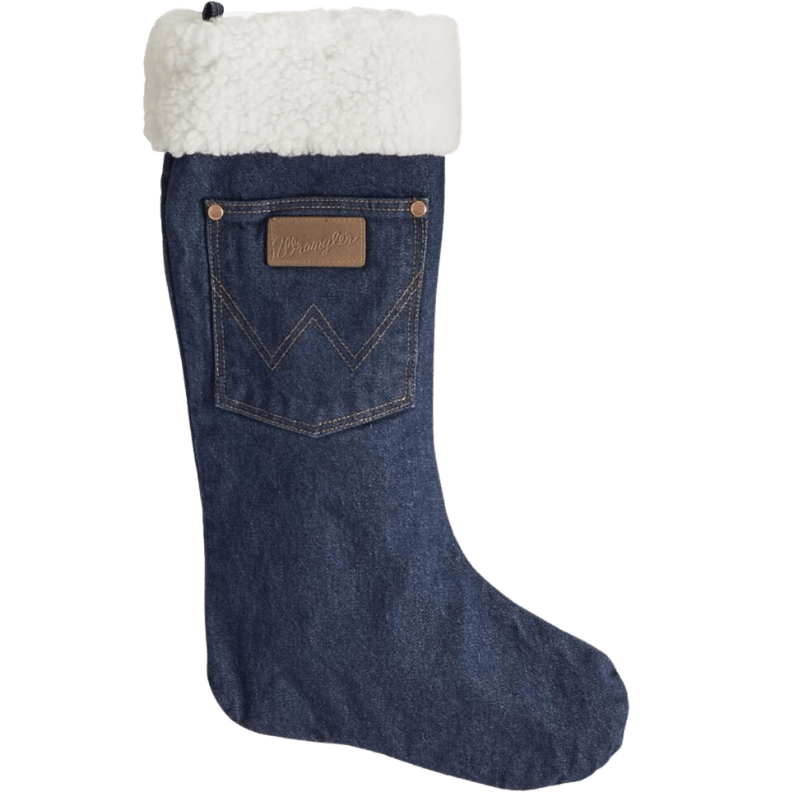 WRANGLER JEANS Accessories Wrangler Denim Sherpa Holiday Stocking 101WRCHSP