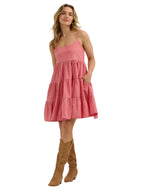 WRANGLER JEANS Dresses & Skirts Wrangler Women's Red Strappy Tiered Dress 112365032