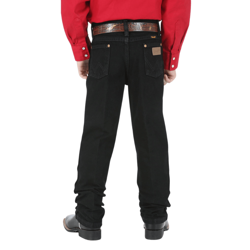 WRANGLER JEANS Jeans Wrangler Boys Cowboy Cut Black Original Fit Jeans (8-20) 13MWBBK