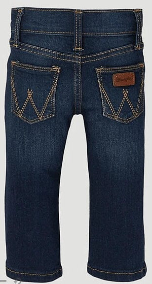 WRANGLER JEANS Jeans Wrangler Infant Adjustable Waist Dark Wash Jeans 10PQJ136D