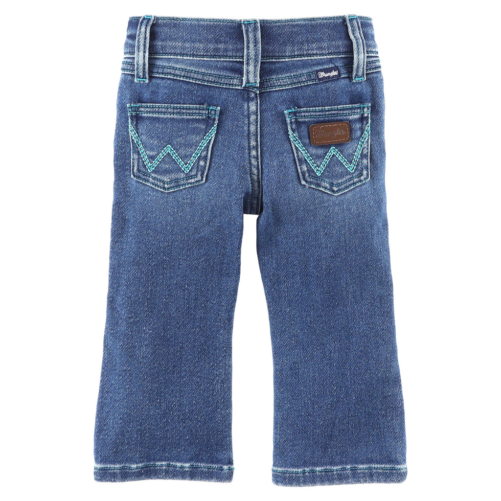 WRANGLER JEANS Jeans Wrangler Little Girls Stitched Pocket Melanie Bootcut Jeans 112338911