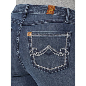 WRANGLER JEANS Jeans Wrangler Women's Aura Mid Rise Straight Leg Bootcut Jeans 10WUT74HN